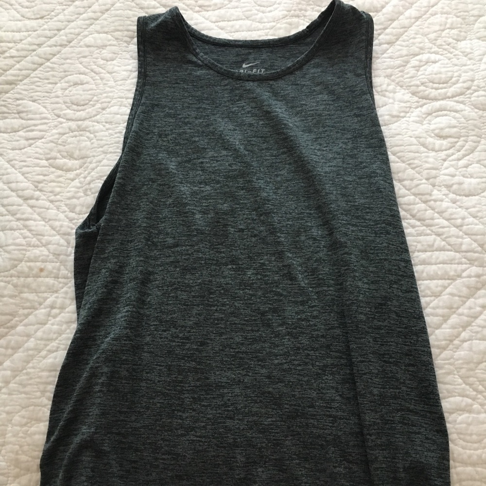 Gray Nike tank top